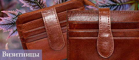 Купюрницы, визитницы из натуральной и эко кожи